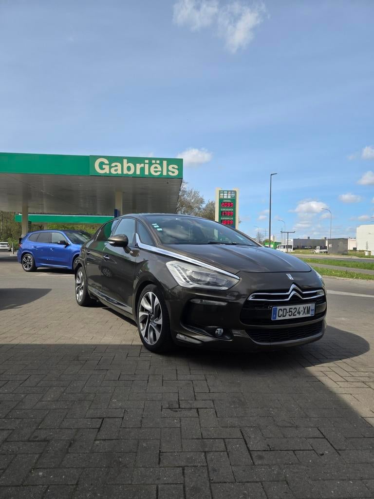 Citroën DS5 – Full option – Leder – HUD – Zeer nette staat, Auto's, Bruin, Leder, Bruin, Particulier