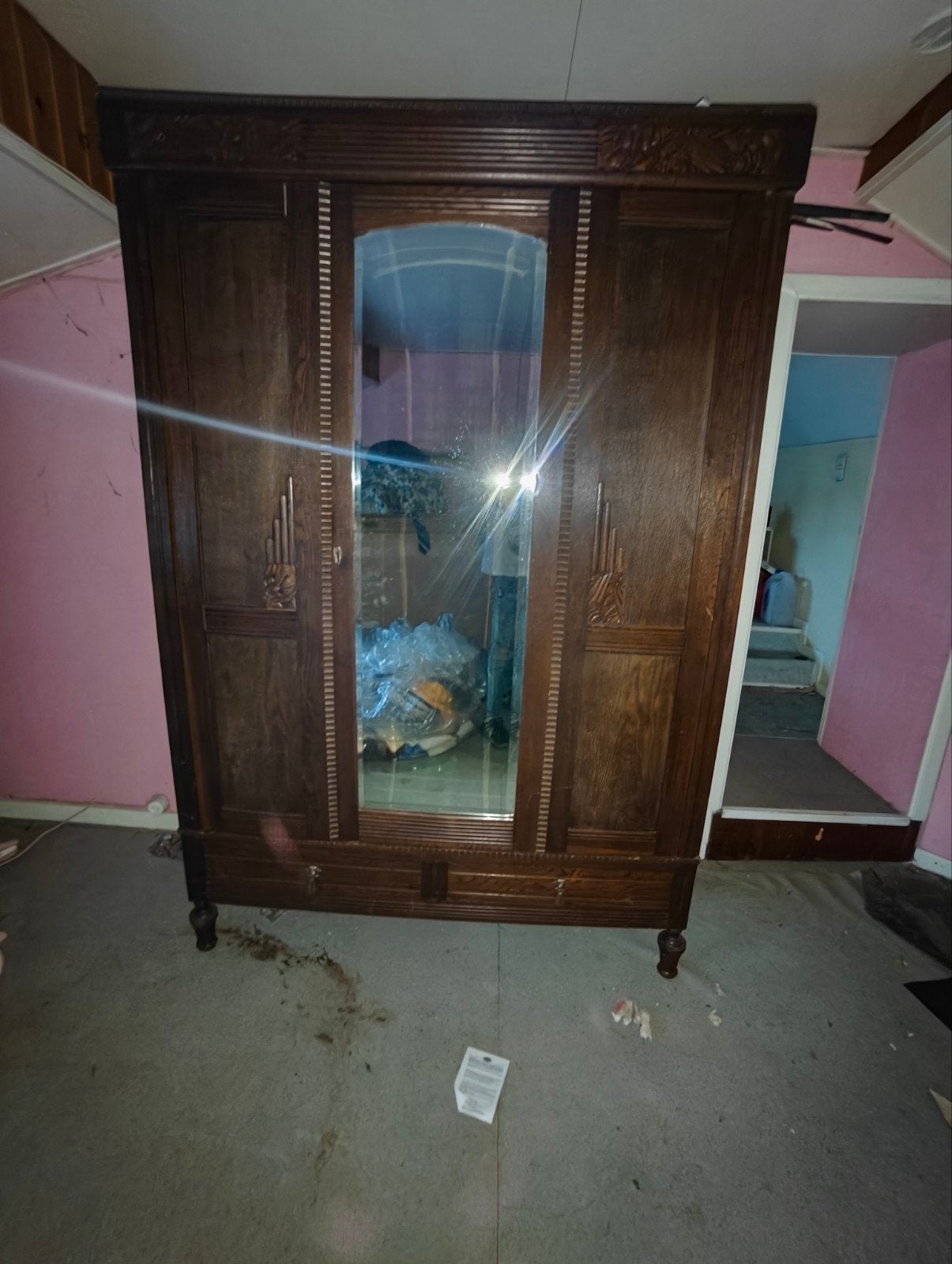 Armoire / Garde-robe Art Déco  – Superbe état, Antiquités & Art, Antiquités | Meubles | Armoires, Enlèvement