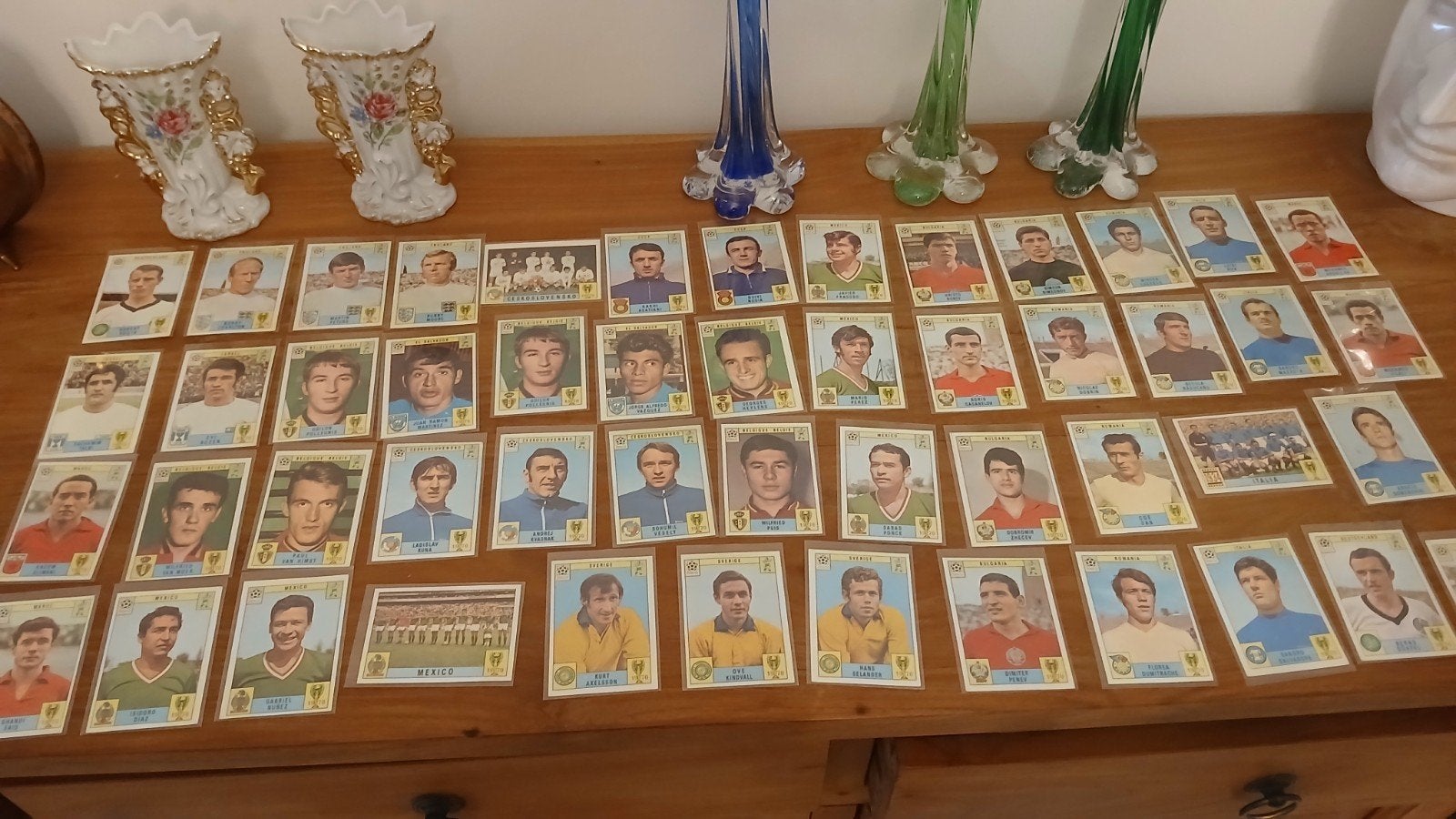 panini Mexico 1970. 50 stickers  verschillende ORIGINELEN, Ophalen of Verzenden, Nieuw, Meerdere stickers