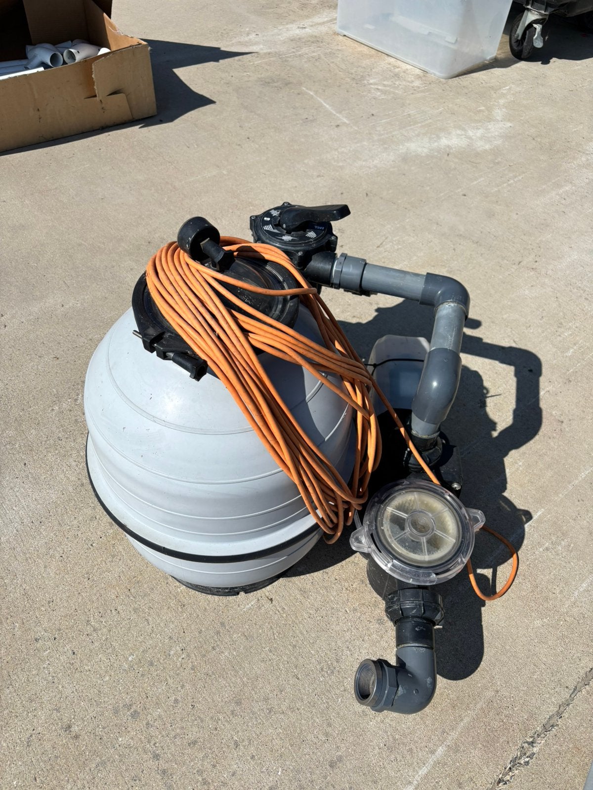 Waterfilter en zwembad, Enlèvement, Comme neuf, Filtre
