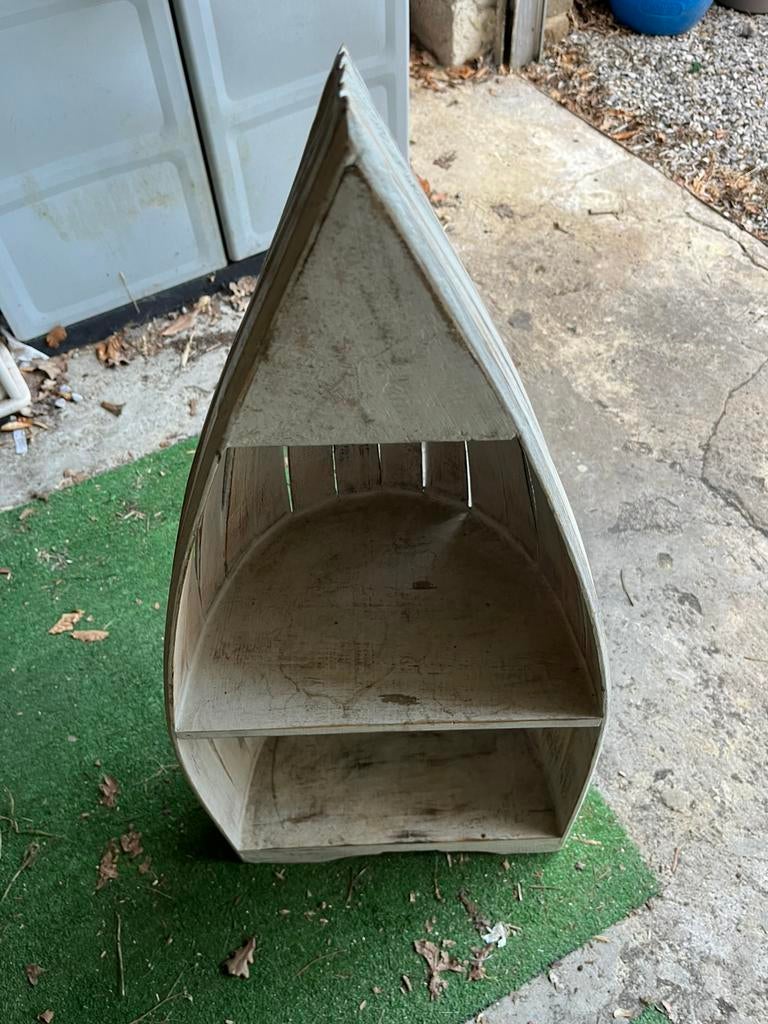Etagère en forme de bateau, Jardin & Terrasse, Stockage & Armoires de jardin, Enlèvement, Utilisé, Bois, Autres types