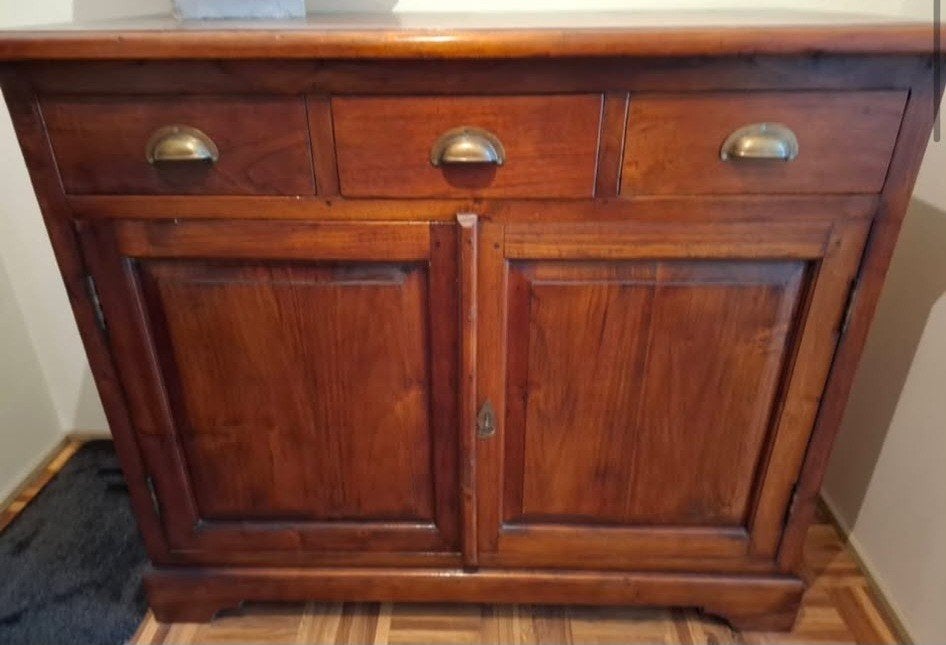 oud tv kast, Ophalen
