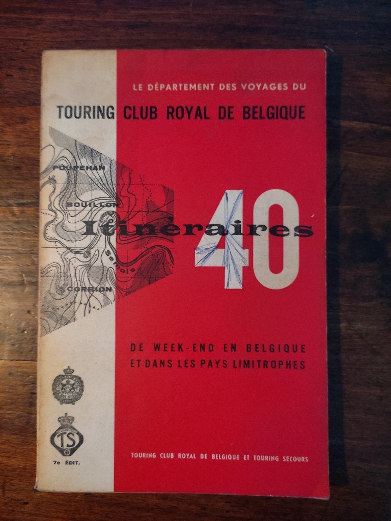 Touring Club Royal de Belgique : 40 itinéraires de we en Bel, Ophalen of Verzenden, Reisgids of -boek, Benelux, Touring Club