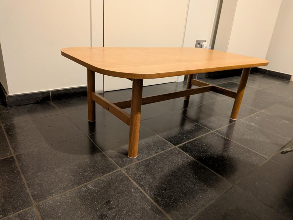 Salontafel jysk, naturel eiken Afmetingen 60x110 hoogte 38, Huis en Inrichting, Ophalen