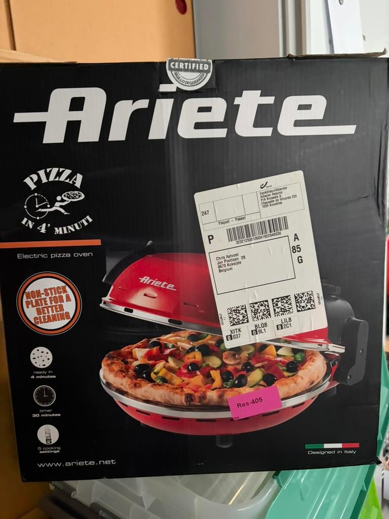 Four à pizza, Enlèvement, Utilisé