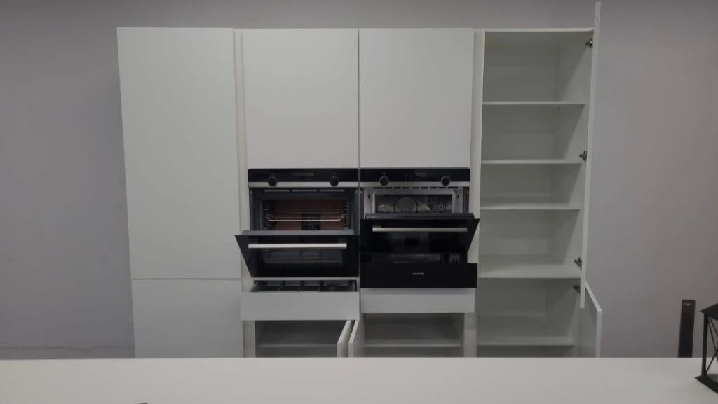 Keuken luxe tweedehands modern eiland, Ophalen of Verzenden, Wit
