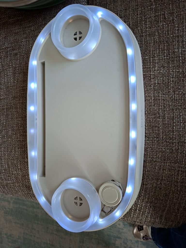 Intex spa dienblad jacuzzi met led, Tuin en Terras, Ophalen