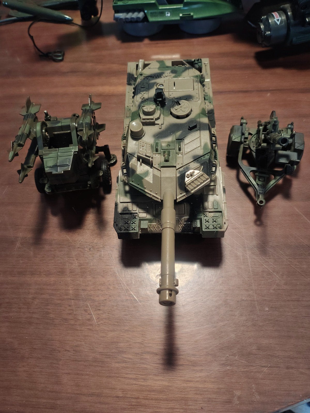 Militaire Speelgoedset - Leopard Tank met 2 Artillerie, Ophalen of Verzenden, Gebruikt, Overige soorten, Accessoires