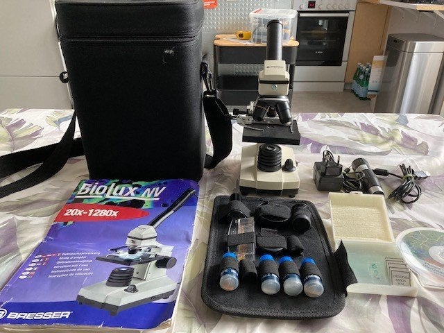 microscoop Bresser, Ophalen of Verzenden, Gebruikt, 400x tot 1000x, Biologische microscoop