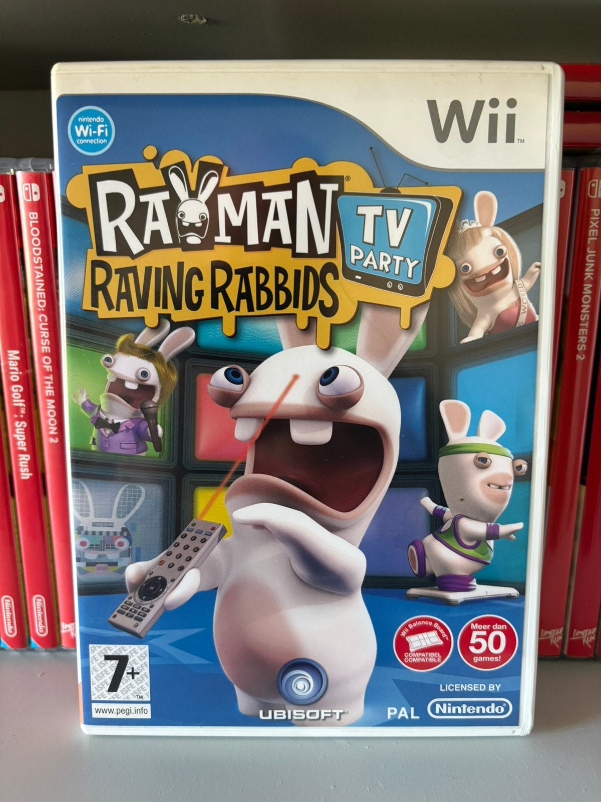 Rayman Raving Rabbids - Tv Party (Wii), Games en Spelcomputers, Ophalen of Verzenden, Zo goed als nieuw