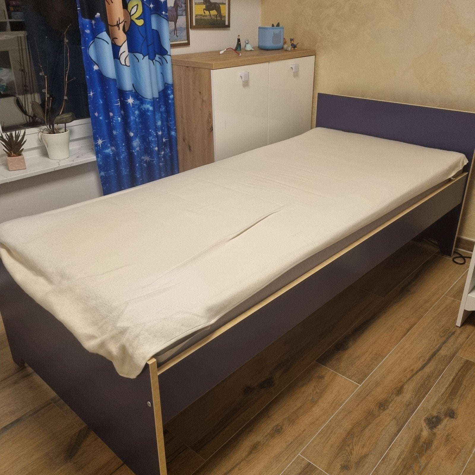 1 persoonsbed te koop, Ophalen, Zo goed als nieuw, Eenpersoons, 90 cm