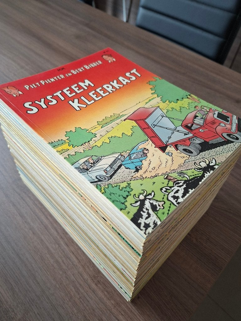 Piet Pienter en Bert Bibber verzameling, Boeken, Complete serie of reeks, Ophalen, Gelezen, POM