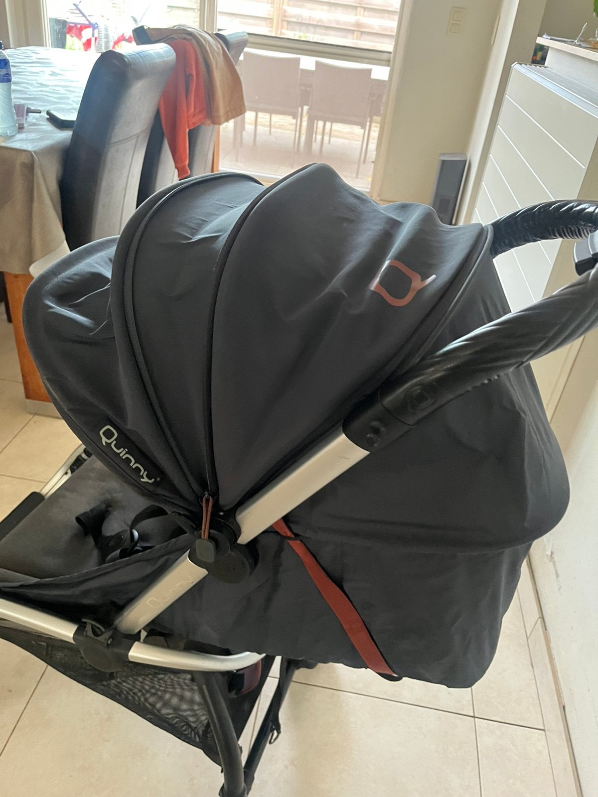 Grijze plooibuggy quinny, Ophalen, Gebruikt, Kinderwagen, Quinny