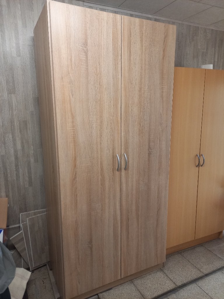 2deurs kleerkast, Huis en Inrichting, Ophalen, Met plank(en), 50 tot 100 cm, Zo goed als nieuw