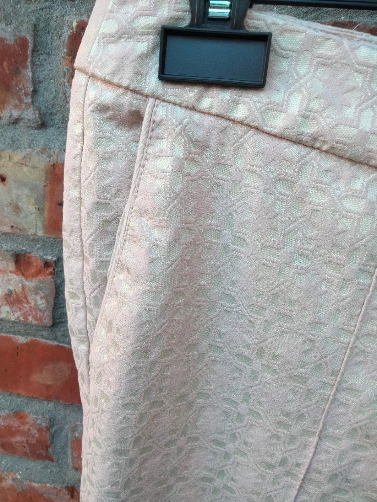 Zalmkleurige broek van Steps.Mooie details.Ingestikte vouw., Ophalen of Verzenden
