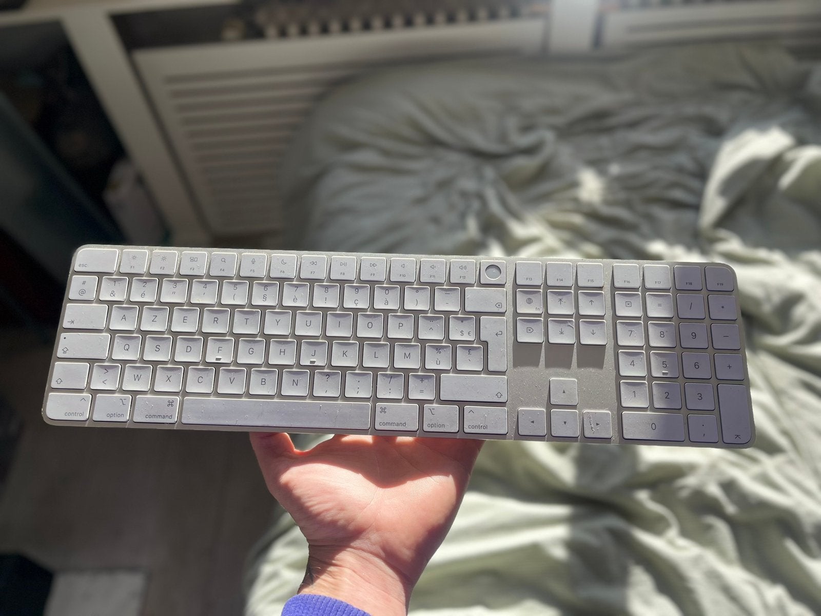 APPLE - Magic Keyboard, Touch ID, Computers en Software, Numeriek, Zo goed als nieuw, Draadloos, Ophalen