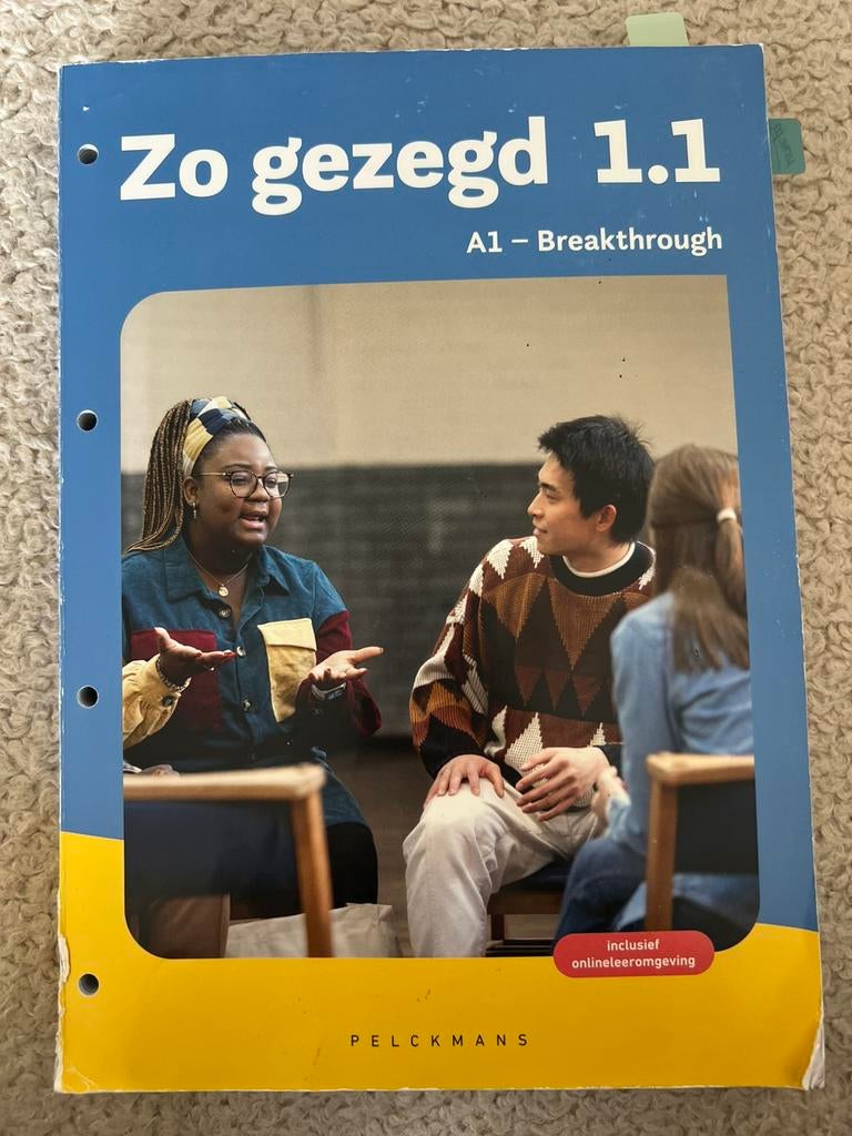 Zo gezegd 1.1 – A1 Breakthrough | Frans leerboek, Boeken, Ophalen of Verzenden, Gelezen, Overige niveaus, Nederlands