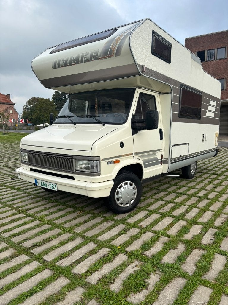 Hymer 2.5D *1 jaar garantie*, Caravans en Kamperen, Alkoof, Fiat, Treinzit, Bedrijf