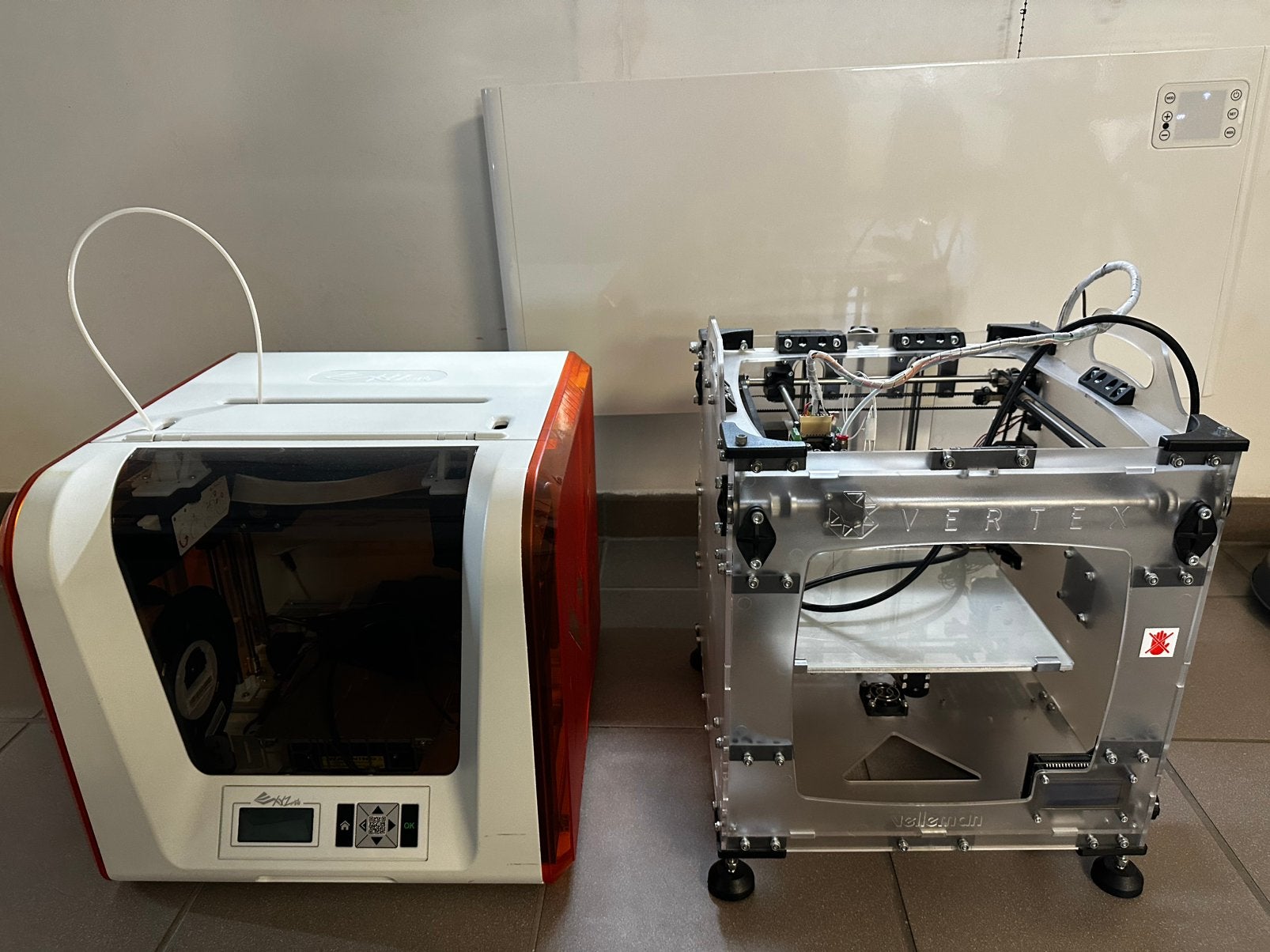 2 3D-printers, Ophalen, Zo goed als nieuw
