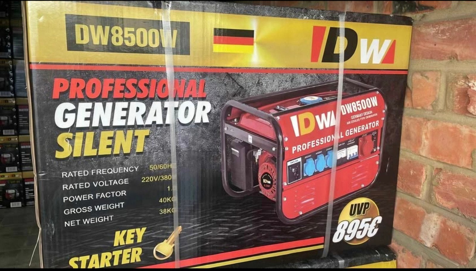 Groupe électrogène professionnel DW8500W – Silencieux et pui, Collections, Collections Autre, Enlèvement ou Envoi
