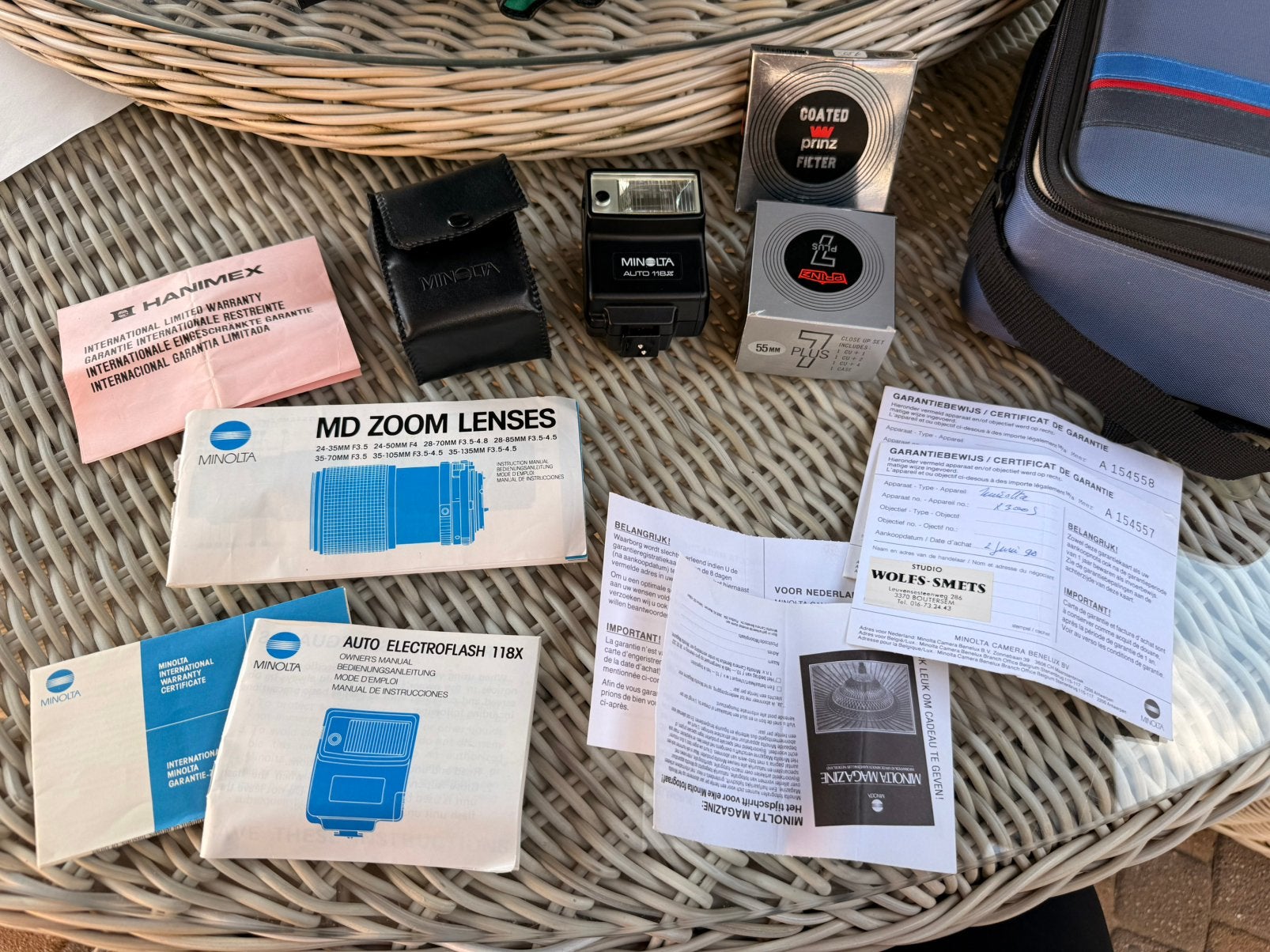 Minolta X-300S – complete analoge cameraset, Enlèvement, Utilisé, Reflex miroir, Minolta