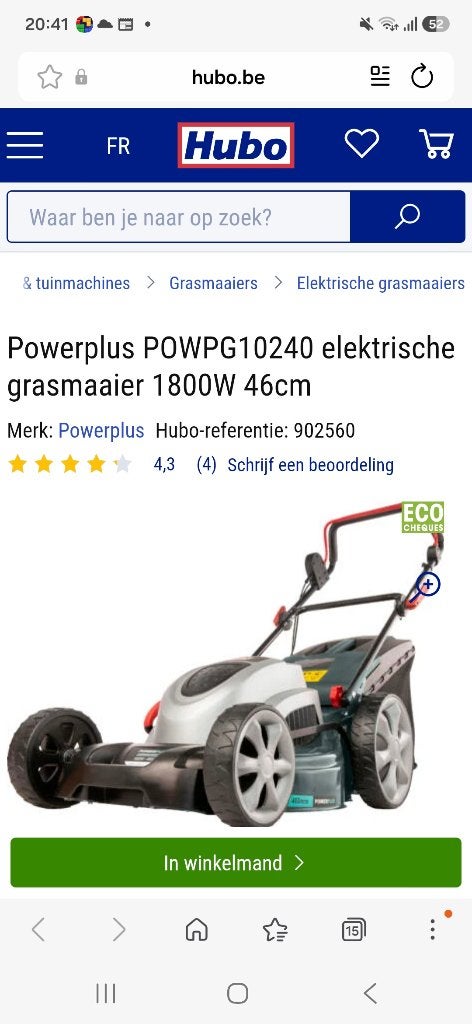 Grasmachine, Ophalen, Cirkelmaaier, Elektrische grasmaaier, Mulchfunctie