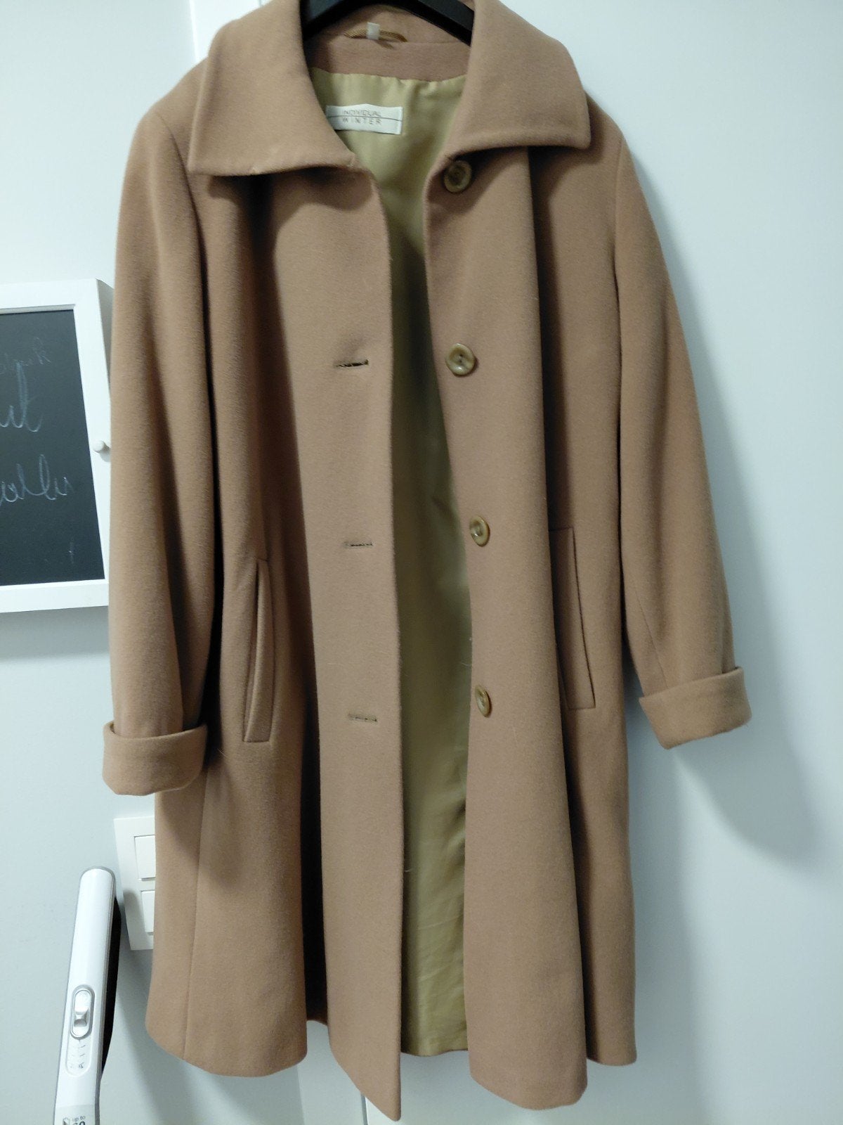 mantel, Kleding | Dames, Ophalen, Zo goed als nieuw, Maat 38/40 (M), Bruin