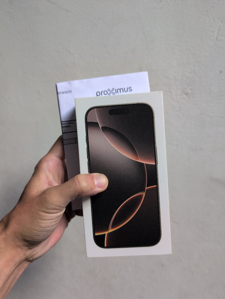 iPhone 16 Pro 128GB, facture, garantie, IPhone 16 Pro, 128 GB, 89 %, Comme neuf
