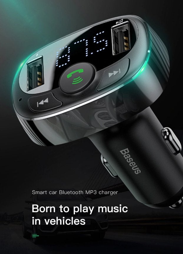 Transmetteur FM Kit de voiture Bluetooth lecteur MP3 LCD, Autos : Divers, Carkits, Neuf, Enlèvement ou Envoi