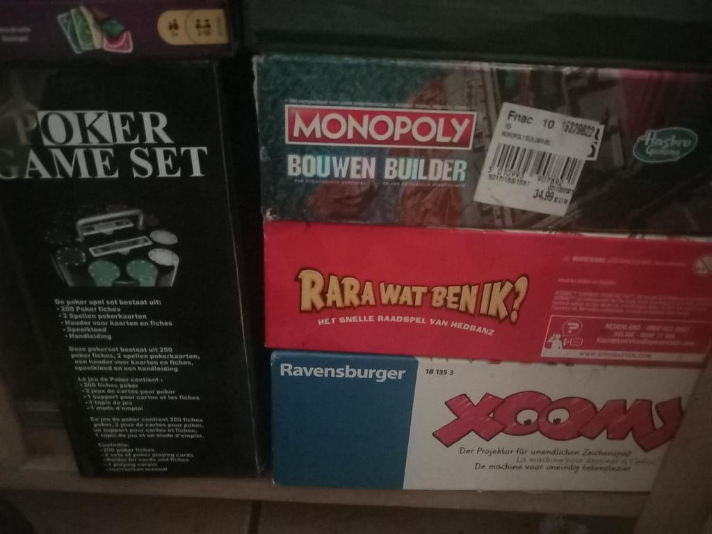 Gezelschap spelletjes alles samen voor 25, Ophalen, Gebruikt, Complete set