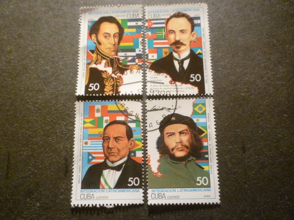 Cuba 1993 Mi 3707/3710(o) Gestempeld/Oblitéré, Verzenden, Gestempeld, Midden-Amerika
