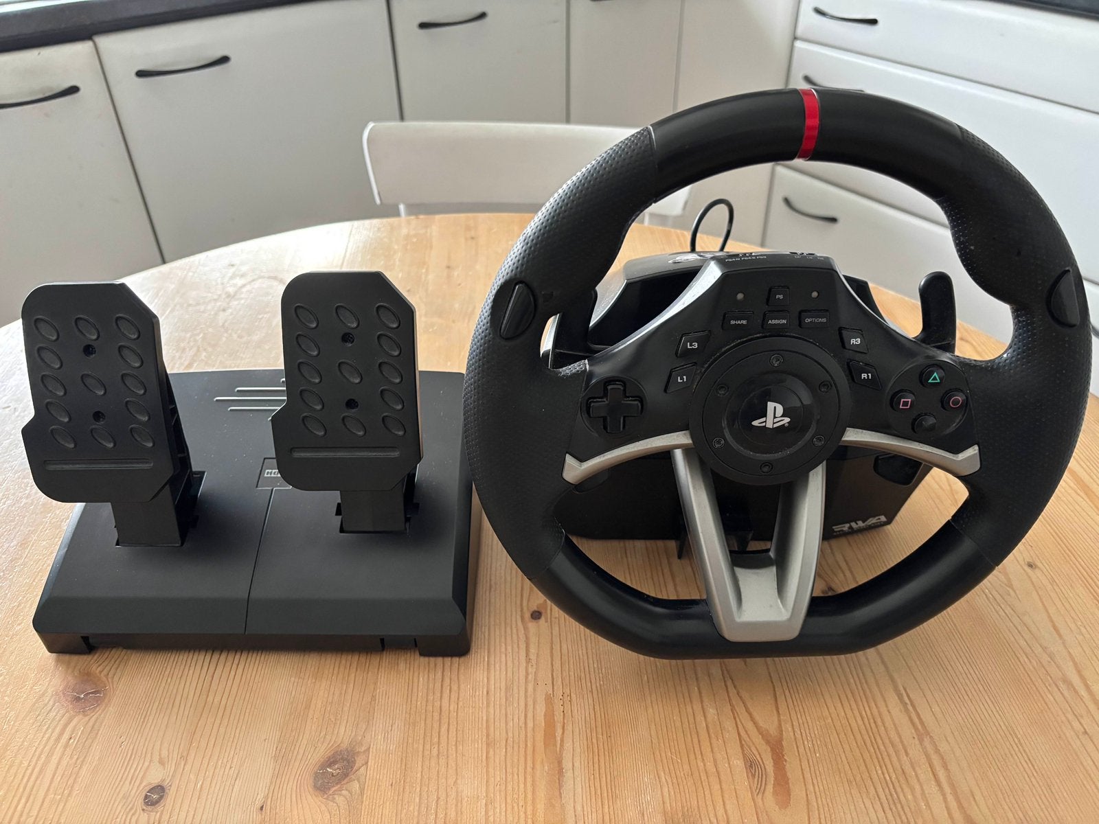 Race stuur, Games en Spelcomputers, Spelcomputers | Sony Consoles | Accessoires, Ophalen, Gebruikt, Stuur of Pedalen, PlayStation 4