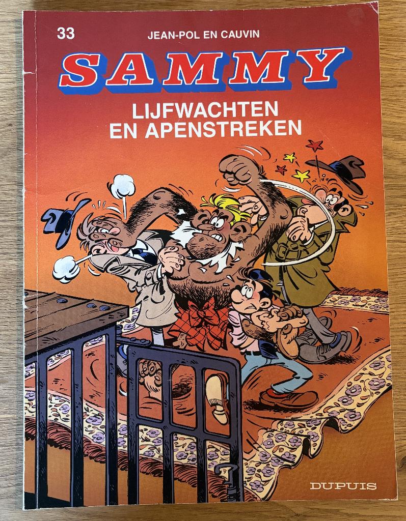 Sammy - Lijfwachten en apenstreken -33 1e dr(1997) Strip, Boeken, Stripverhalen, Eén stripboek, Ophalen of Verzenden, Gelezen