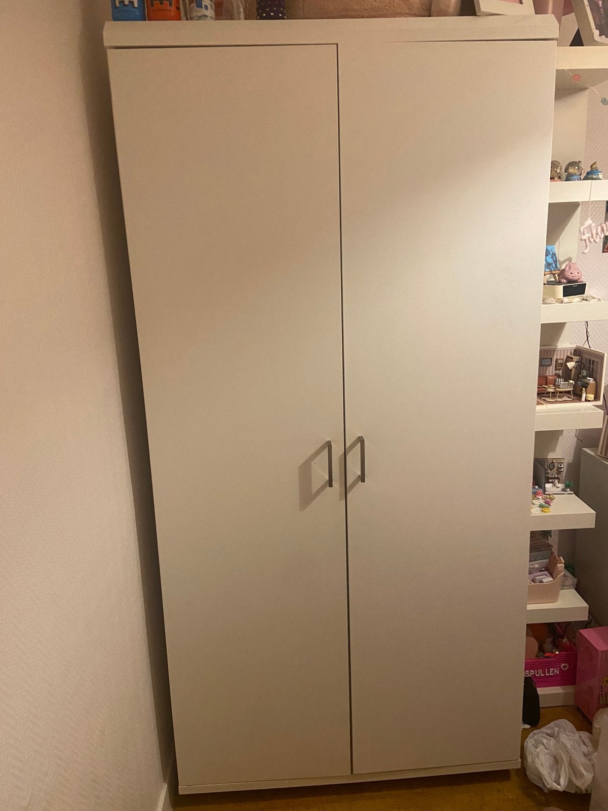 Hoge kleerkast., Ophalen, Gebruikt, Kast, 50 tot 70 cm