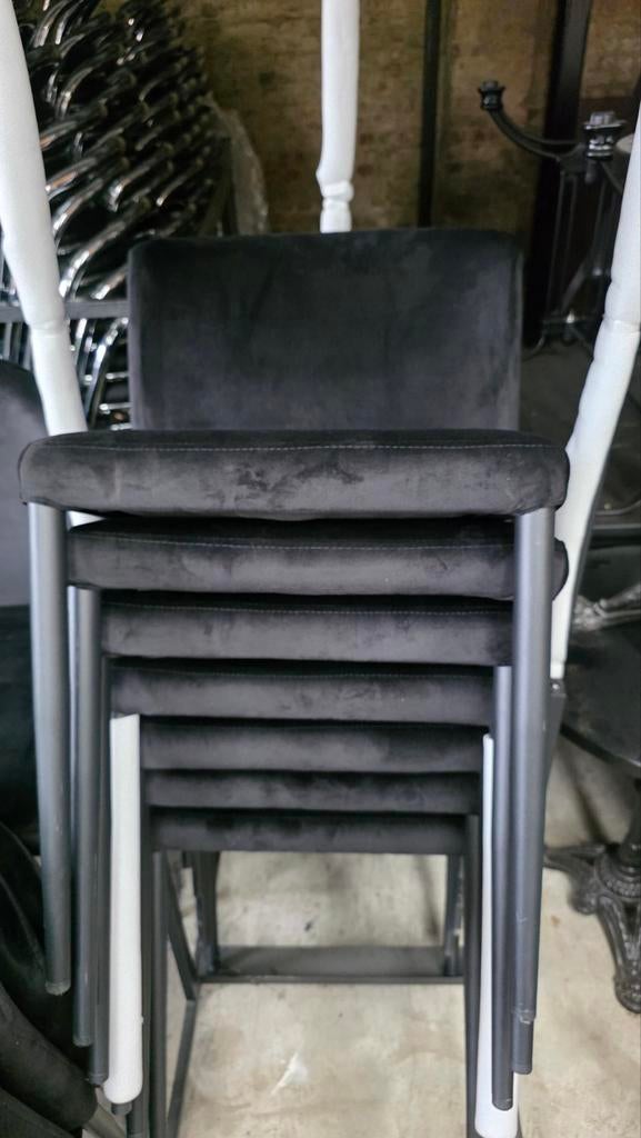 26x Velvet storkrn Flexfurn met kar partij horecameubilair, Enlèvement ou Envoi