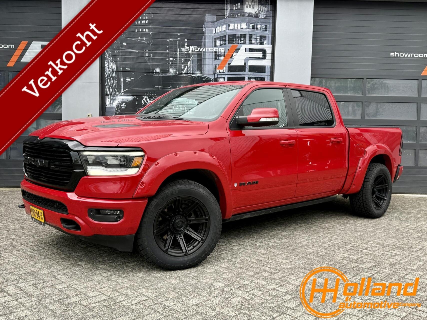 Dodge Ram 1500 4X4 5.7 V8 4x4 Crew Cab|laramie wide body!, Auto's, Dodge, Automaat, 4 deurs, Gebruikt, Leder