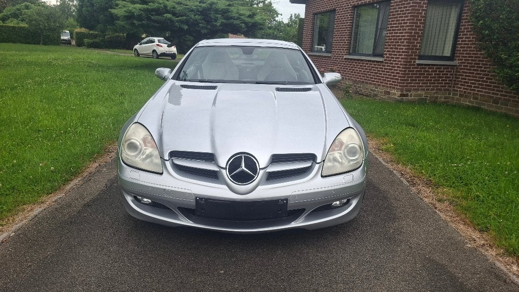 MERCEDES SLK200 KOMPRESSOR, Auto's, Automaat, Zwart, Cabriolet, 1796 cc