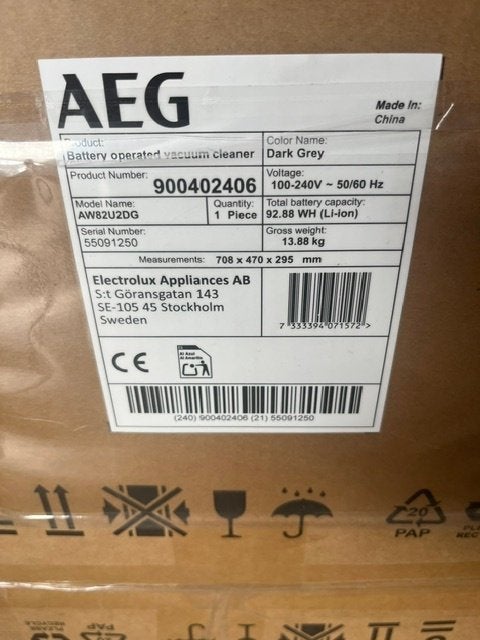 stofzuiger (NIEUW in verpakking), Electroménager, Enlèvement, Neuf, Aspirateur balai, AEG