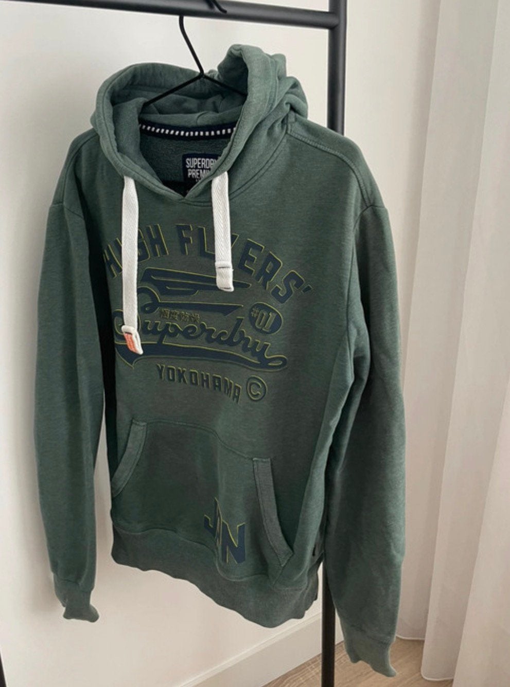 Superdry hoodie voor heren, maat L, Ophalen of Verzenden, Zo goed als nieuw, Groen