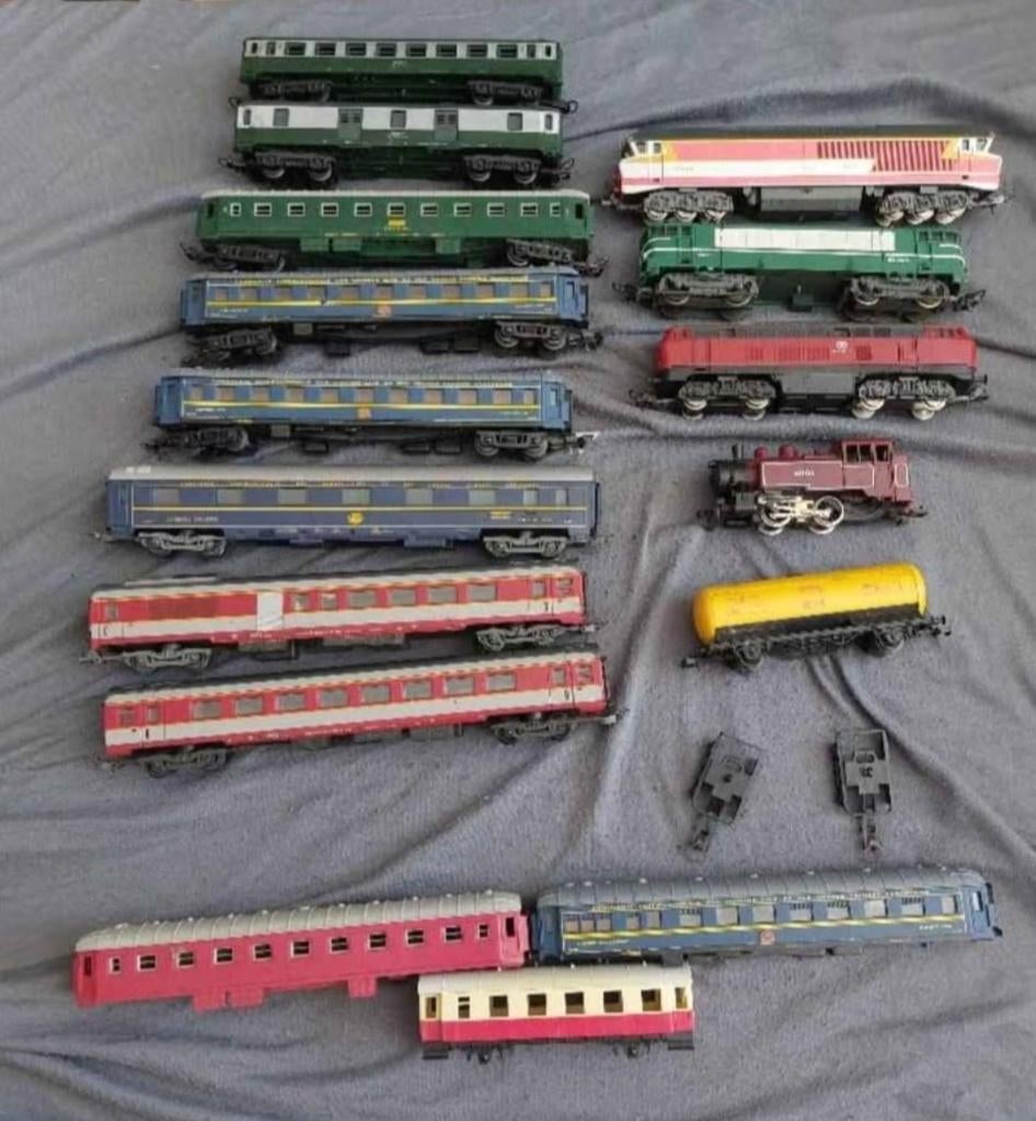 Train Modélisme lot, Enlèvement, Utilisé, Courant continu ou Courant alternatif, Locomotive