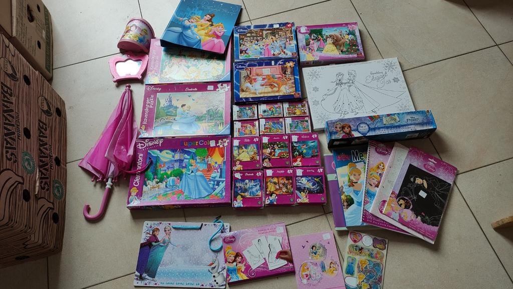 Groot prinsessenpakket. Moet snel weg!!!, Ophalen of Verzenden, Meer dan 50 stukjes, Gebruikt