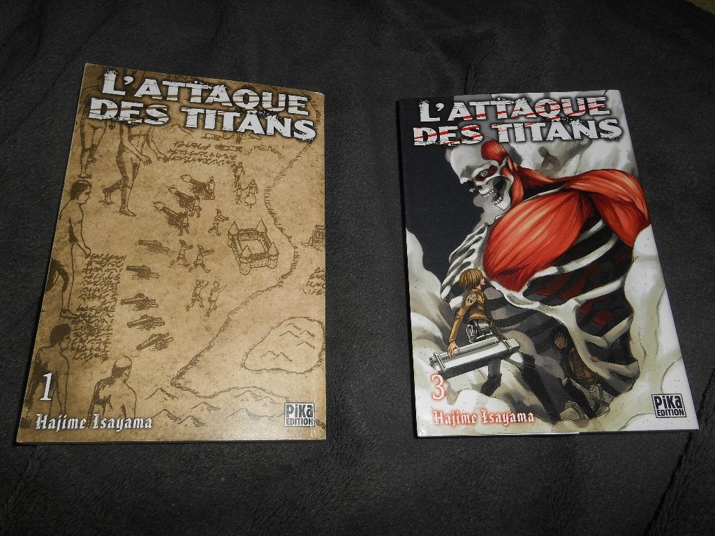 L' attaque des Titans 1+3, Livres, Enlèvement ou Envoi