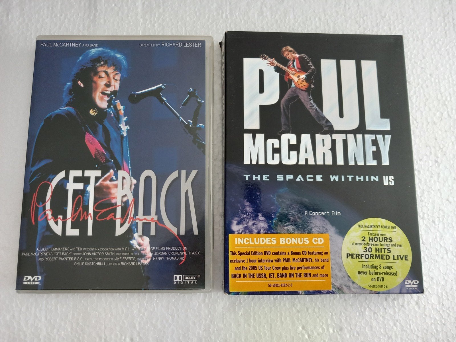 PAUL McCartney. 1 CD + 2 DVD MUZIEK DVD, Ophalen of Verzenden, Zo goed als nieuw, Pop