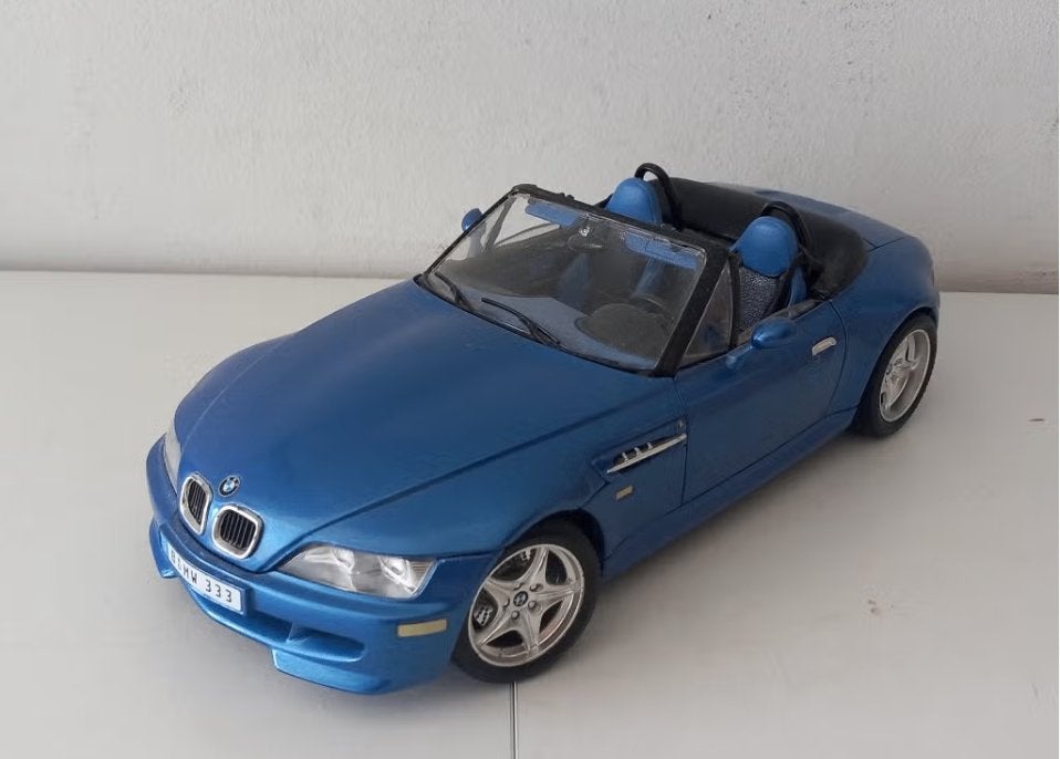 Bmw Z3 M cabrio automodel , schaal 1:18, Ophalen, Zo goed als nieuw, Auto