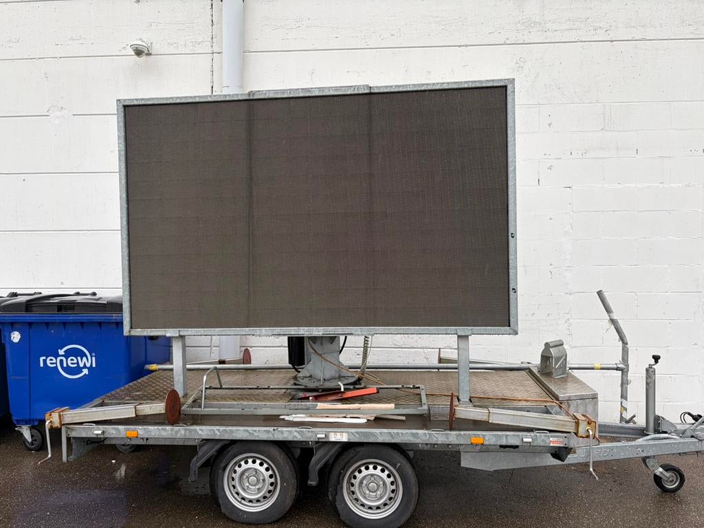 Led trailer met P8mm scherm, Auto diversen, Aanhangers en Bagagewagens, Ophalen, Gebruikt