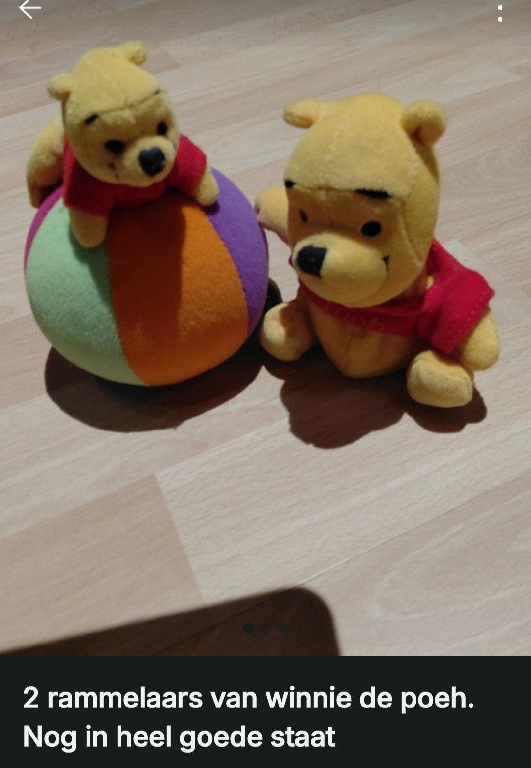 2 rammelaars van winnie de poeh.
Nog in heel goede staat, Ophalen of Verzenden