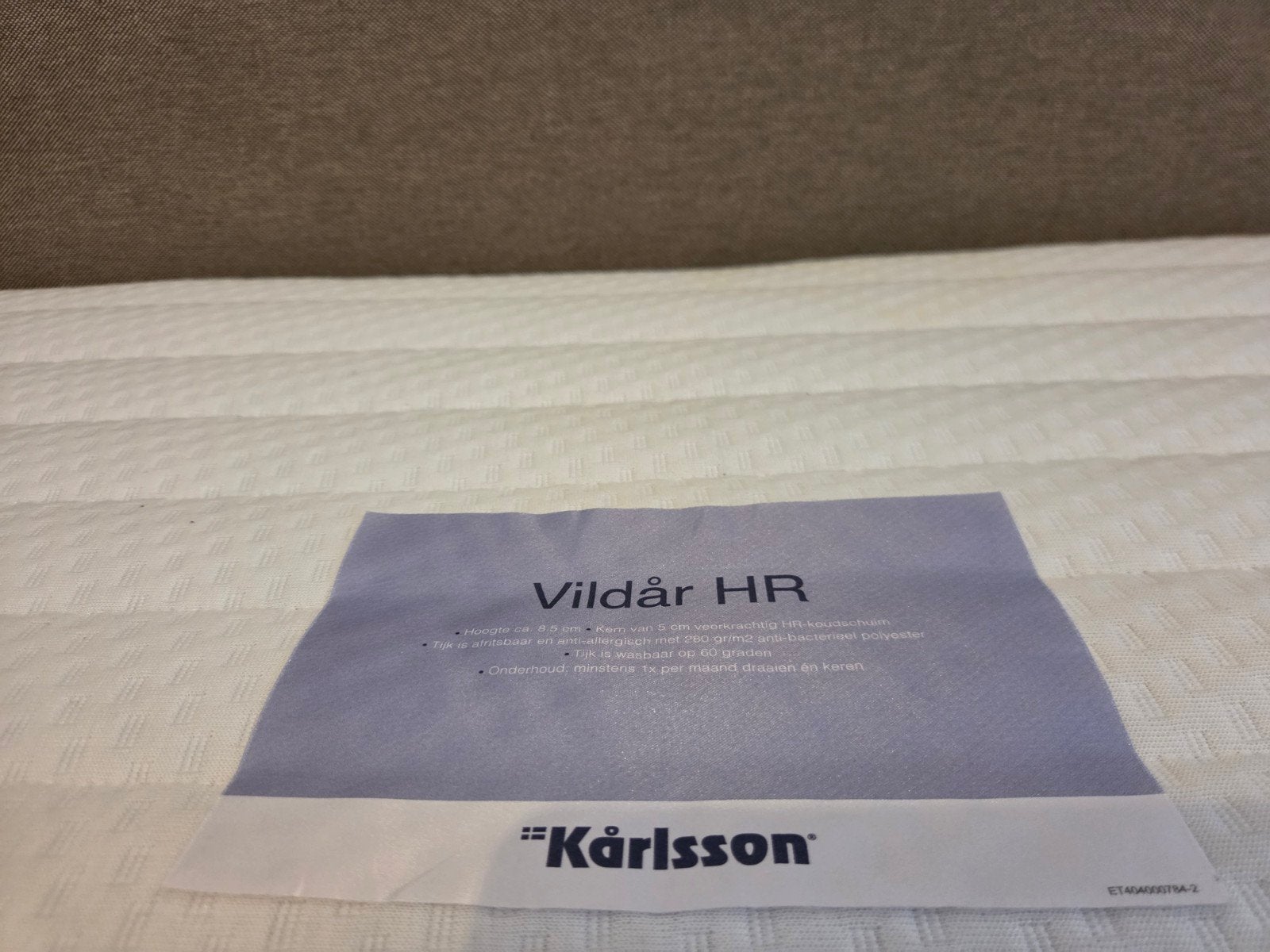 Surmatelas Karlsson Vildar HR - 200200 cm - très bon état, Enlèvement, Comme neuf