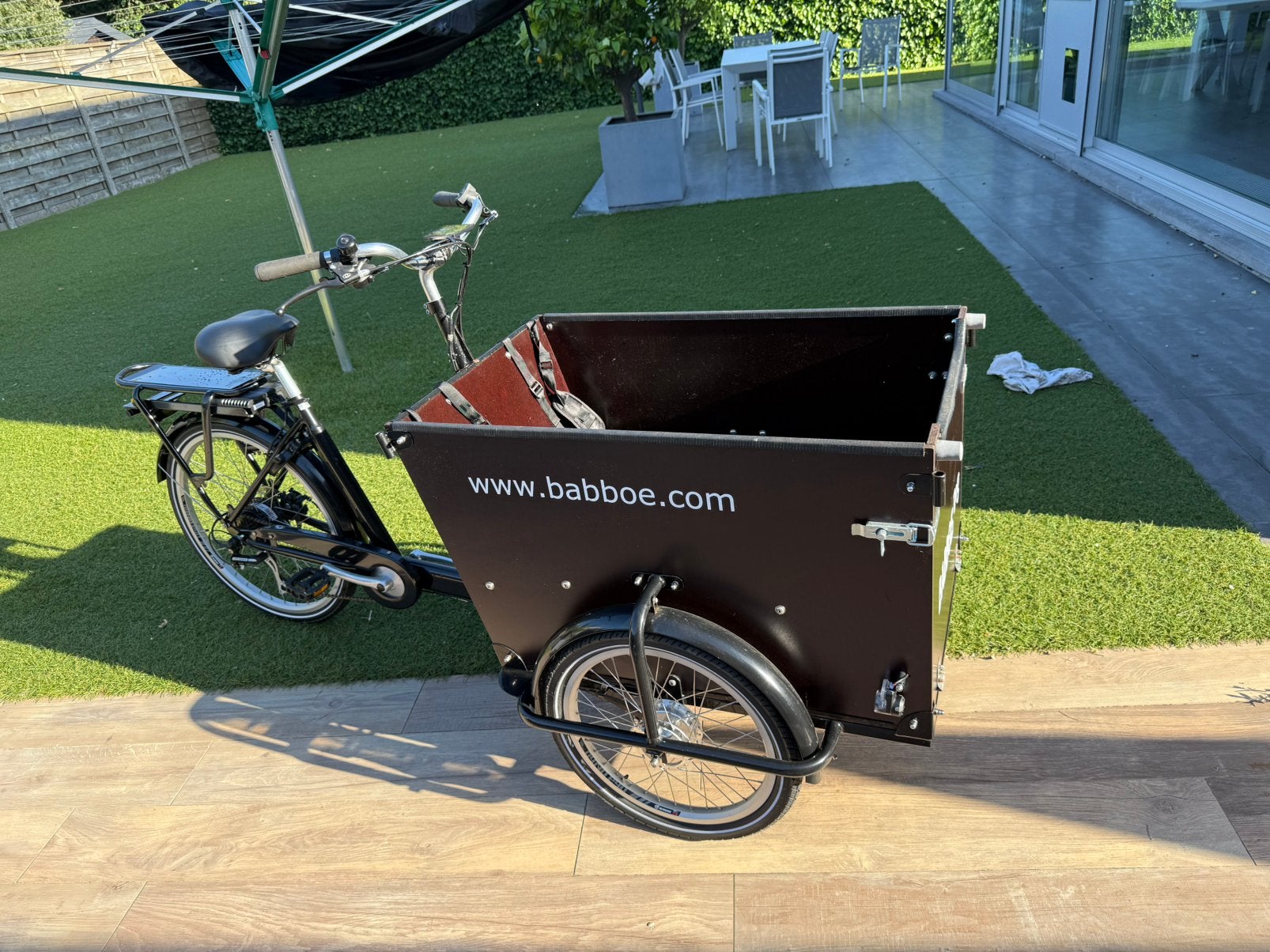 Bakfiets Baboe Dog, Fietsen en Brommers, Elektrisch, Zo goed als nieuw, 2 kinderen, Ophalen