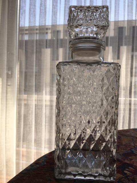 Whisky karaf in glas. Hoogte 25cm, Enlèvement