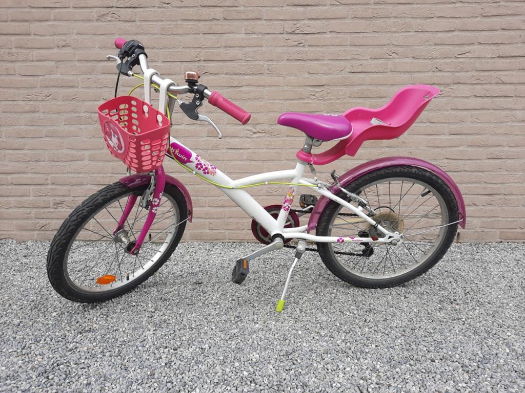 Meisjesfiets 20 inch, Ophalen